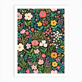 Floral Painting Art Print