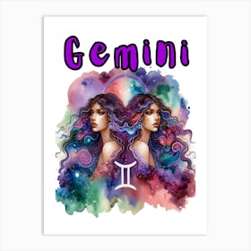 Gemini Art Print