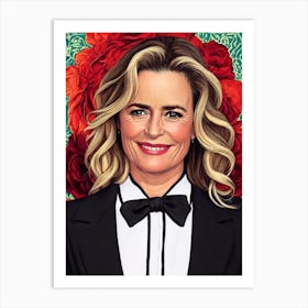 Elisabeth Shue Illustration Movies Art Print