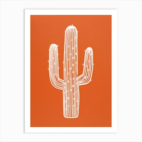 Cactus Line Drawing Trichocereus Cactus Art Print