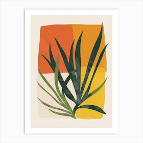 Air Plant Plant Minimalist Illustration 8 Art Print