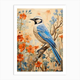 Blue Jay 1 Detailed Bird Painting Art Print