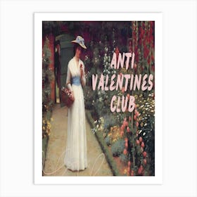 Anti Valentine'S Club Art Print