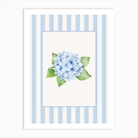 Blue Hydrangea 2 Art Print