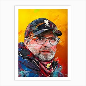 Jurgen Klopp Liverpool Art Print