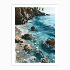 Beach Scene Art Print