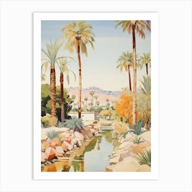 Desert Landscape With Palms - expressionism 3 Art Print