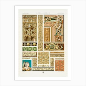 Renaissance Pattern, Albert Racine 6 Art Print