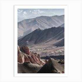 Tibetan Mountains In The Old Tibetan Kingdom Of Mustang Art Print