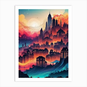 Cityscape 6 Art Print