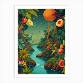 Tropical Jungle Art Print