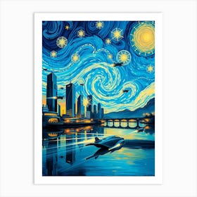 Starry Night 229 Art Print