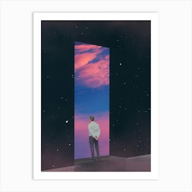 Looking Into The Future Art Print