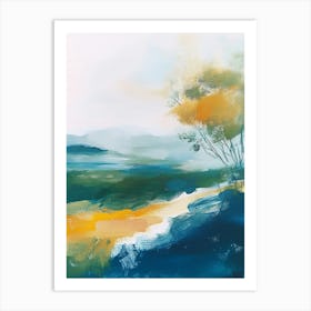 Abstract Landscape Painting Art Print