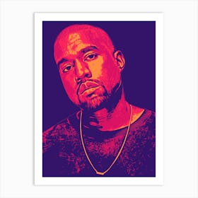 Kanye West Rapper music Rap Hip hop Art Print