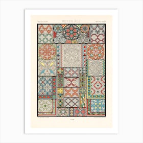 Medieval Pattern, Albert Racine (2) Art Print