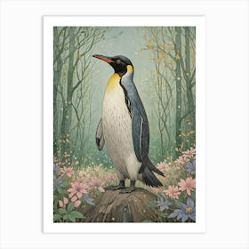 Penguin In The Woods Art Print