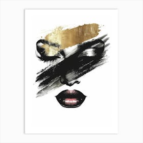 Black And Gold Canvas Print 21 Art Print