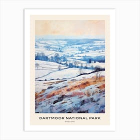 Dartmoor National Park England 3 Poster Art Print