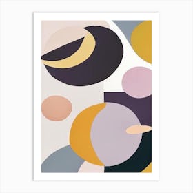 Eclipse Musted Pastels Space Art Print