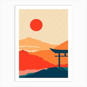 Asian Landscape Art Print