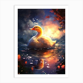 Duck Art Art Print