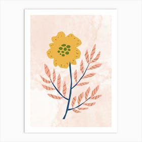 Flower Painting 4 Art Print