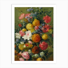 Statice Painting 1 Flower Art Print