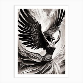 Angel Wings Metamorphosis 3 Art Print