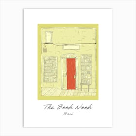 Bari The Book Nook Pastel Colours 3 Poster Art Print