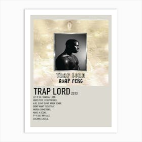 Trap Lord 2013 Asap Ferg Poster Art Print