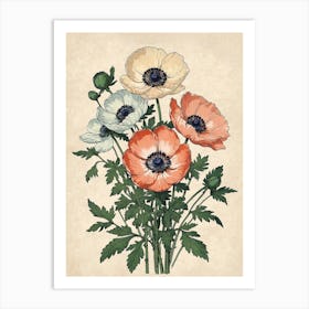 Anemones 3 Art Print