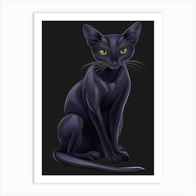 Black Cat 44 Art Print