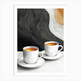 Coffee In A Cup Art Print