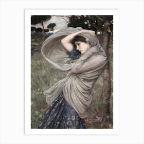 Woman In A Dress Art Print