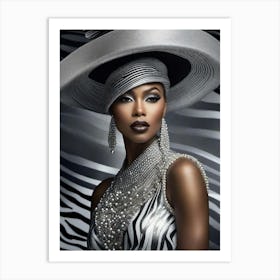 Afro-American Beauty Rich Slay 15 Art Print