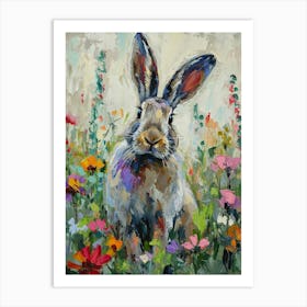 Beveren Rabbit Painting 3 Art Print