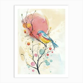 Bird On A Branch 2 Art Print