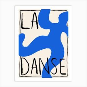 La Danse Blue Art Print
