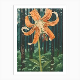 Lily Of The Forest 1 Art Print