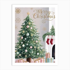 Merry Christmas 4 Art Print