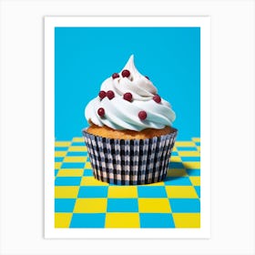 Cupcake With Frosting Pop Art Inspired 2 Art Print