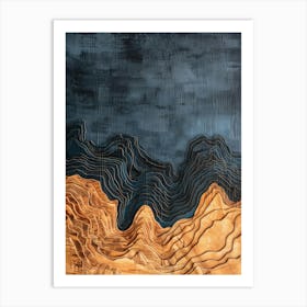 'Waves' 13 Art Print