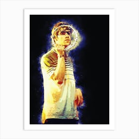 Spirit Of Liam Gallagher Vocalist Oasis Band Art Print