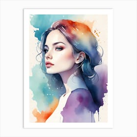 Watercolor Painting 44 Art Print