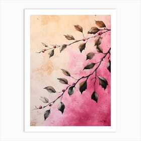 Berries On A Branch Art Print