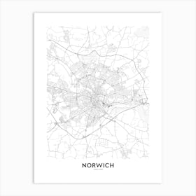Norwich Art Print