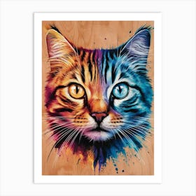 Cat Print Art Print