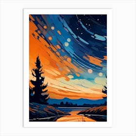 Starry Sky Art Print