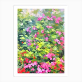 Cuban Oregano Impressionist Painting Art Print